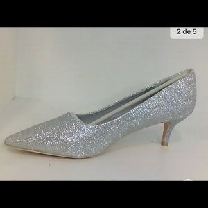 COPY - Vepose Womens 1TRA Heels & Pumps, Silver,